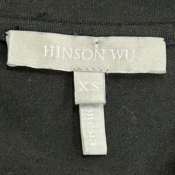 Hinson Wu “Kaitlyn” Puff Sleeve Knit Blouse | Black | XS - Picture 2 of 4